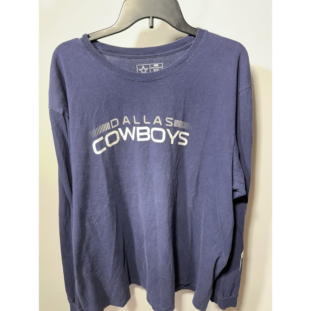 Dallas Cowboys Long Sleeve Tshirt, Size XXL